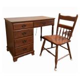 LLBR2 - Vintage Writing Desk With Chair
