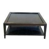 LLFR - Vintage Bernhardt Furniture Patina Square Coffee Table