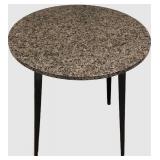 LLFR - Stone Top Accent Table