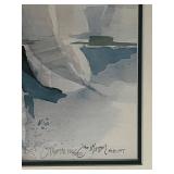 LLBR1 - O. Martin Framed Sailboat Print Signed 136/500