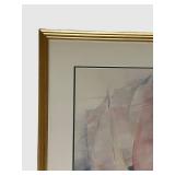 LLBR1 - O. Martin Framed Sailboat Print Signed 136/500