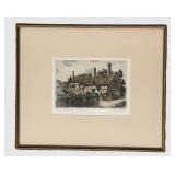 LLFR - Framed Etching Cecil Forbes Anne Hathaway