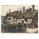 LLFR - Framed Etching Cecil Forbes Anne Hathaway