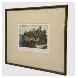 LLFR - Framed Etching Cecil Forbes Anne Hathaway