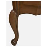 LLS - Vintage French Provincial Style End Table With Stone Top