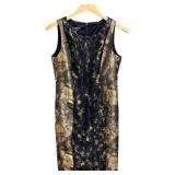 LLFR - Cocktail Dress - Donna Ricco Black Lace Floral