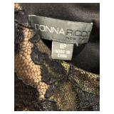 LLFR - Cocktail Dress - Donna Ricco Black Lace Floral