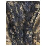 LLFR - Cocktail Dress - Donna Ricco Black Lace Floral