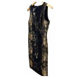 LLFR - Cocktail Dress - Donna Ricco Black Lace Floral