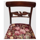 LLBR2 - Vintage Federal Style Eagle And Needlepoint Side Chair