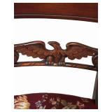 LLBR2 - Vintage Federal Style Eagle And Needlepoint Side Chair