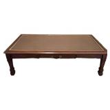 LLS - Vintage Coffee Table Woven Inset Top Original Finish