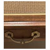 LLS - Vintage Coffee Table Woven Inset Top Original Finish