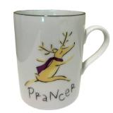 LLFR - Pottery Barn Reindeer Mugs (Lot of 4)
