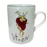 LLFR - Pottery Barn Reindeer Mugs (Lot of 4)