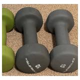 LLFR - Exercise Ball & Dumbbell Mixed Lot of 7