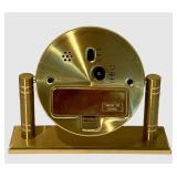 LLFR - Vintage Desk Clock - Seth Thomas Brass Roman Numeral