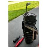 G - Golf Bag Mixed Lot - Nike Stand Bag, Bag Shag Ball Retriever & Umbrellas