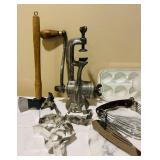 LLFR - Kitchen Utensil Mixed Lot Marble Cutting Stone