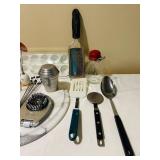LLFR - Kitchen Utensil Mixed Lot Marble Cutting Stone