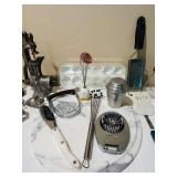 LLFR - Kitchen Utensil Mixed Lot Marble Cutting Stone
