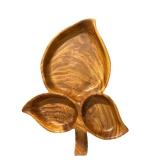 LLFR - Vintage Wooden Serving Bowls & Trays Mixed Lot - Woods of Hawaii, Core, Swismar