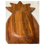 LLFR - Vintage Wooden Serving Bowls & Trays Mixed Lot - Woods of Hawaii, Core, Swismar