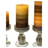 LLFR - Decorative Pillar Candle Set