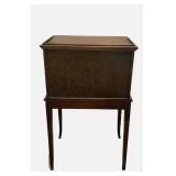 LLFR - Vintage Mahogany Tiered Fretwork Side Table