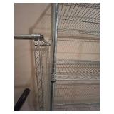 LLS - Metal Shelving Unit With Extra Shelf