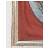 LLFR - Framed Figurative Painting Woman and Child by Mary Allen