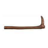 LLFR - Walking Cane - Carved Wooden Hook Handle
