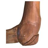 LLFR - Walking Cane - Carved Wooden Hook Handle