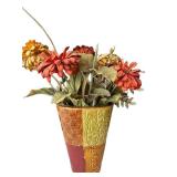 LRFE - Decorative Ceramic Vase Lyon Floral Arrangement