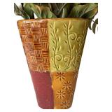 LRFE - Decorative Ceramic Vase Lyon Floral Arrangement