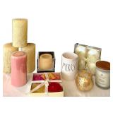 LRFE - Candle Lot - Mixed Assorted Decorative Candles (Lot of 12)