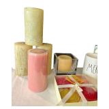 LRFE - Candle Lot - Mixed Assorted Decorative Candles (Lot of 12)