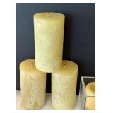 LRFE - Candle Lot - Mixed Assorted Decorative Candles (Lot of 12)