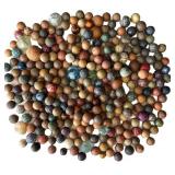 K - Assorted Antique Clay Marbles