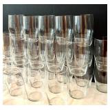 LRFE - Clear Drinking Glasses (Lot of 34)