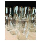 LRFE - Clear Drinking Glasses (Lot of 34)