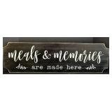 LRFE - Ceramic Kitchen Decor Mixed Lot - Hand-Painted Sign, Bowls, Tray & Mortar