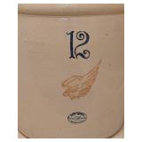 LR - Vintage Red Wing 12 Gallon Crock