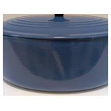 K - Blue Enamel Dutch Oven - Le Creuset No. 25