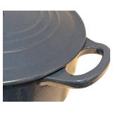 K - Blue Enamel Dutch Oven - Le Creuset No. 25