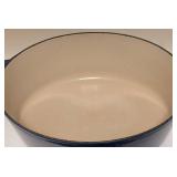 K - Blue Enamel Dutch Oven - Le Creuset No. 25