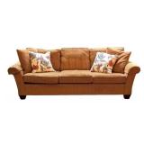 LR - Vintage Sofa - Stickley Rust Colored Sofa