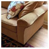 LR - Vintage Sofa - Stickley Rust Colored Sofa