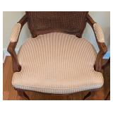 SR - Vintage Cane Back Armchairs Pair