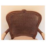SR - Vintage Cane Back Armchairs Pair